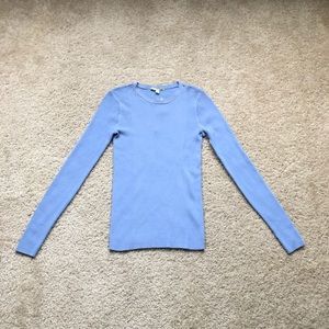 NWT Gianni Bini light blue ribbed sweater
